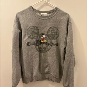 Walt Disney World Gray Crewneck Sweatshirt (Small)